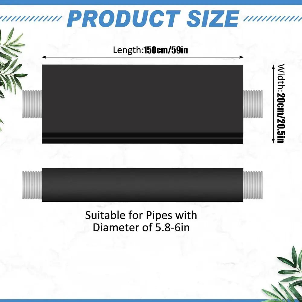 Portable AC Hose Insulation Sleeve Thermal Pipe Sleeve Portable Air Conditioner Hose Cover for 5 & 5.9inch Diameter Home Garage