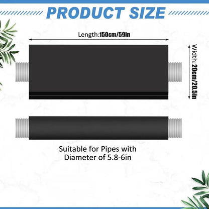 Portable AC Hose Insulation Sleeve Thermal Pipe Sleeve Portable Air Conditioner Hose Cover for 5 & 5.9inch Diameter Home Garage