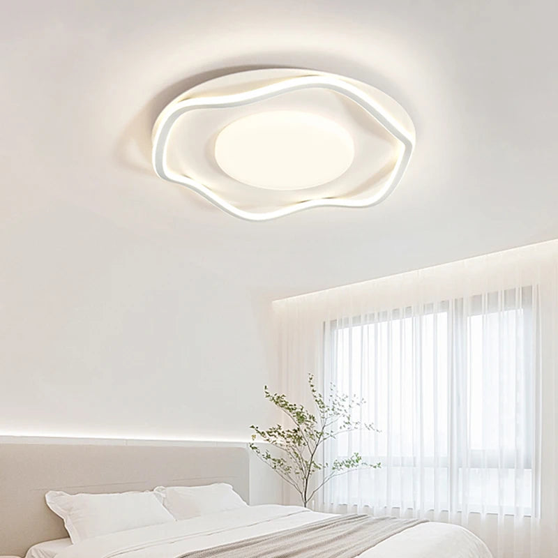 Modern LED Chandelier Ceiling Light Lustre Minimalist Design Bedroom Dining Room Living Room Aisle Decoration Home Appliance