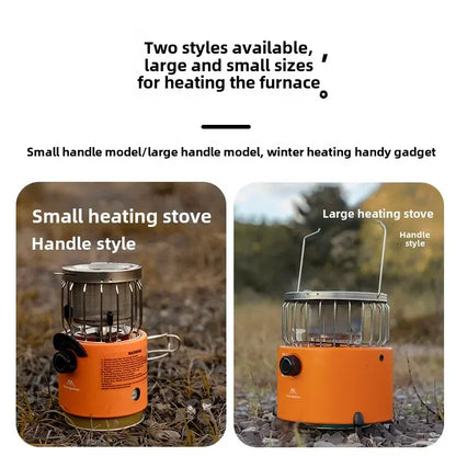 MOUNTAINHIKER Portable 2000W Gas Heater Gas Outdoor Camping Stove Heating Cooker for Ice Fishing Camping Hiking Tent Gas Heater