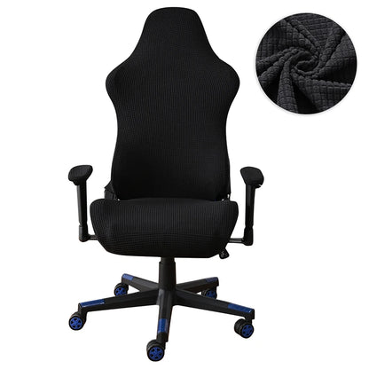 Simple Home Gaming Chair Cover Universal Computer Game Competitive Chair Seat Backrest Armrest Elastic Swivel Chair Covers Home