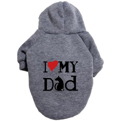 Dog Apparel Clothes Wholesale Cotton Coat Hoodie Pet Jacket Vest Fashion Dog Clothes Clothing For Pet Dog Tracksuit Pyjamas