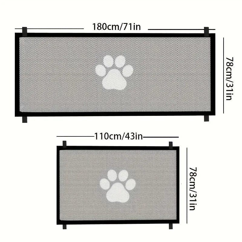 Pet Barrier Fences Portable Folding Breathable Mesh Cat and Dog Safety Fences Pet Supplies to Ensure Pet Safety
