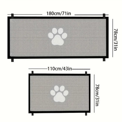 Pet Barrier Fences Portable Folding Breathable Mesh Cat and Dog Safety Fences Pet Supplies to Ensure Pet Safety