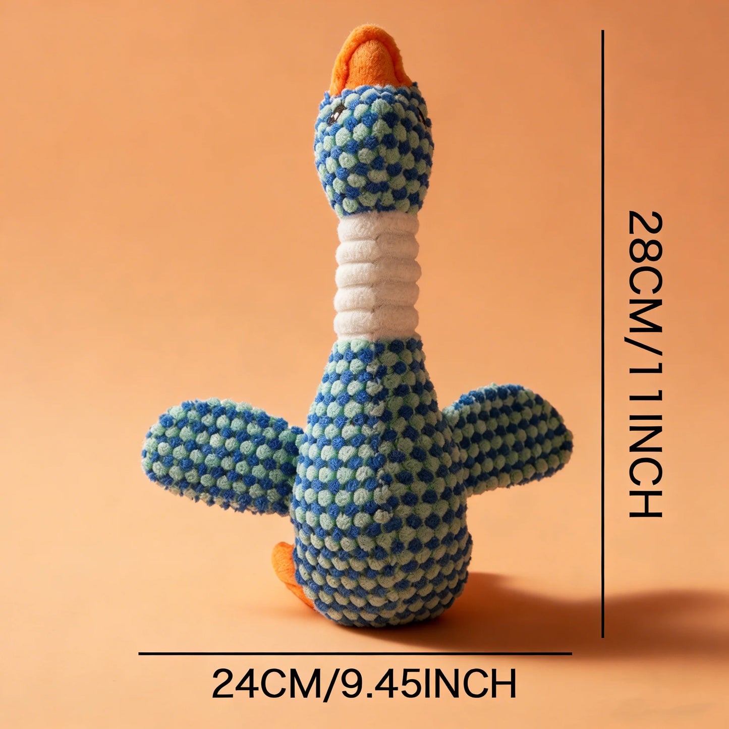 New Dog Toy Plush Blue Goose Pet Teddy Puppy Large Dogs Toys Duck Tough Bite Chew Plush Sound Toy Relieve Boredom Pet Supplies
