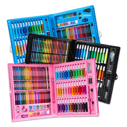 Children's Painting 색칠공부 Full Set Brushes Art Tools Gift Box Set Developing Children's Create Draw Interests  Art Supplies