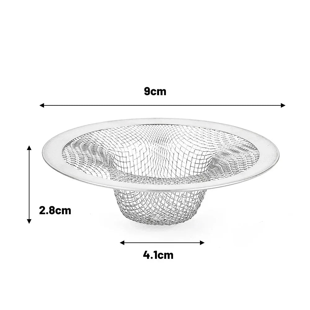 Kitchen Sink Stainless Steel Filter Sewer Mesh Strainers Disposable Sink Filter Mesh Bags Bathroom Floor Drain Hair Waste Filter