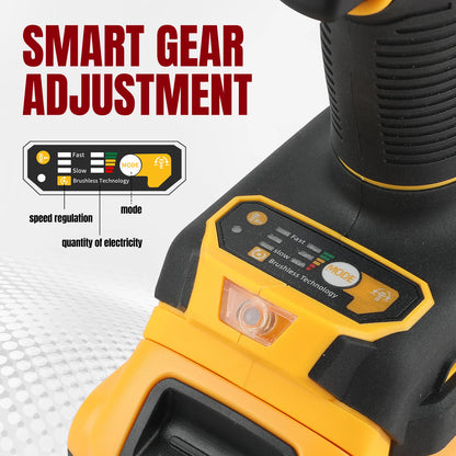 DEWALT 20V Cordless Impact Wrench | High Torque Brushless Motor | Durable Lithium-Powered Tool for Professional Use DCF900