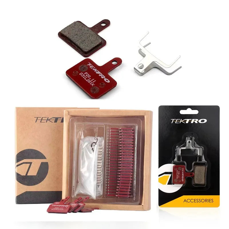 TEKTRO P20.11 Semi-Metallic Brake Pads for Mountain Bike Disc Brake Systems - High Friction, Durable & Quiet Performance