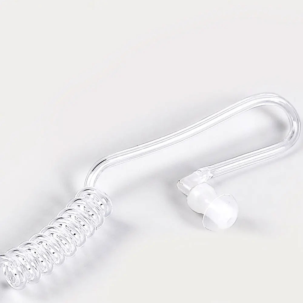 Earphone Transparent Coil Acoustic Air Tube Earplug for Two-Way Radio Walkie Talkie Earpiece Headset Accessories