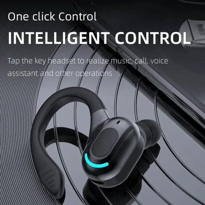 Single Ear Earbuds Call Noise Cancelling Sports Wireless Business Headphones Bluetooth Headset Long Usage Time