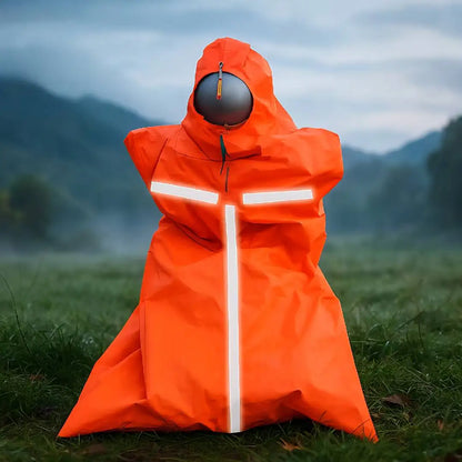 Outdoor emergency sleeping bag bundle pocket with reflective strip, ship rescue, anti overheating, camping and warmth equipment