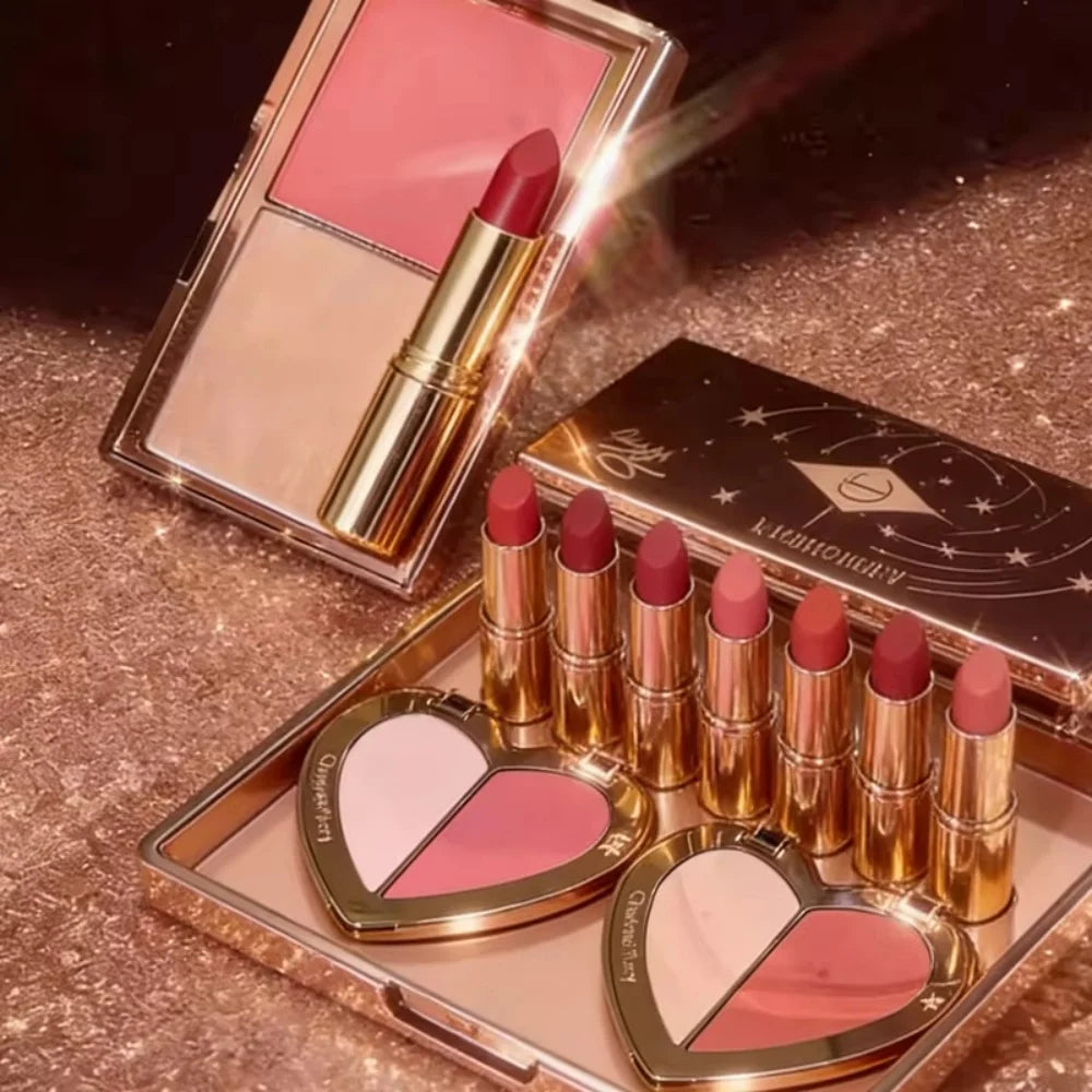 Charlotte Tilbury Blusher Highlight Spotlight Brightening Natural Nude Makeup Cosmetics Air Cushion Pen Blush Stick Cosplay Gift