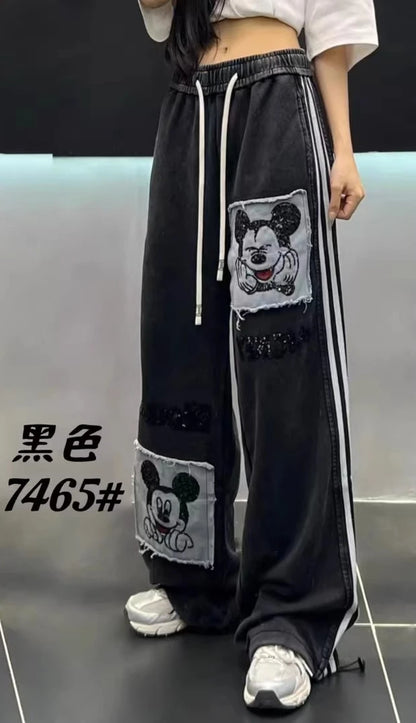 Original Design Sense Long Slacks 2025 Autumn New Fashionable Loose Casual Pants Ladies With Draped Straight Wide-Leg Trousers