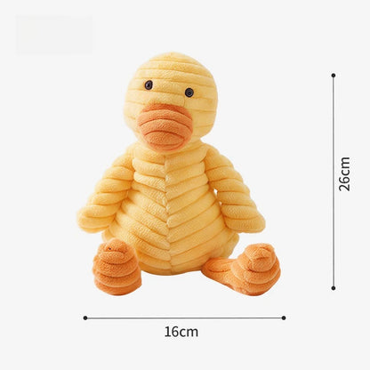 Dog Toys Plush Squeaky Chew Proof-Self-Entertaining Puppy Teething Toys Durable Interactive Boredom Relief for Medium Small Dogs