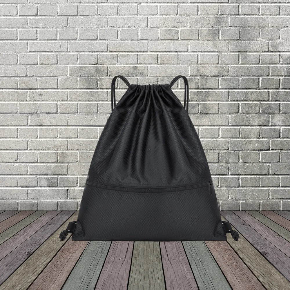 Fashionable Drawstring Backpack Portable Travel Backpack Lightweight Simple Sports Backpack Computer Bag Casual Daily Backpack