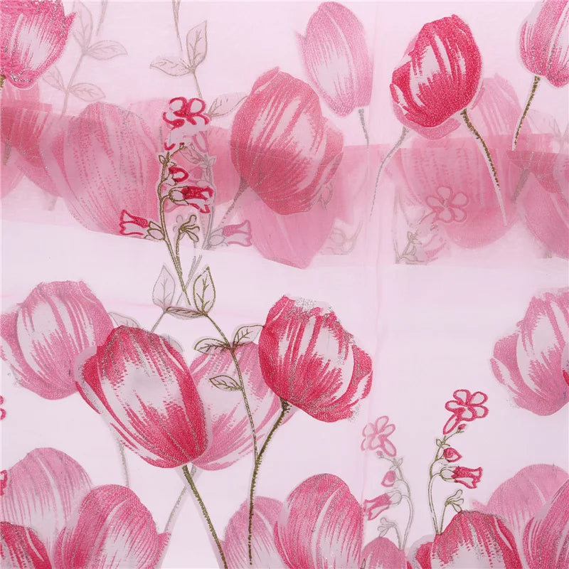 Tulle Curtains Modern Simplicity Living Room Sheer Window Curtains Children's Bedroom Kitchen Soft Comfortable Fabric