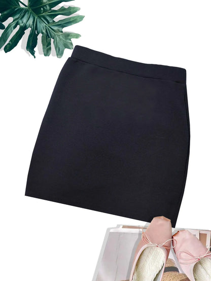 Black Split Mini Skirts Women Summer Sexy Club High Waist Slit Skirt Streetwear Korean Party Fashion Irregular Slim A Line