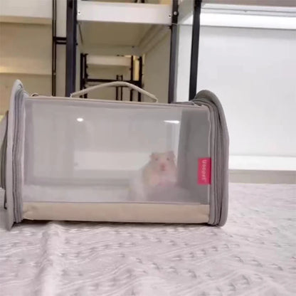 Portable Travel Bag Small Animal Carrier Handbag Breathable Pet Products For Kitten Guinea Pig Hamsters Chinchilla Dogs