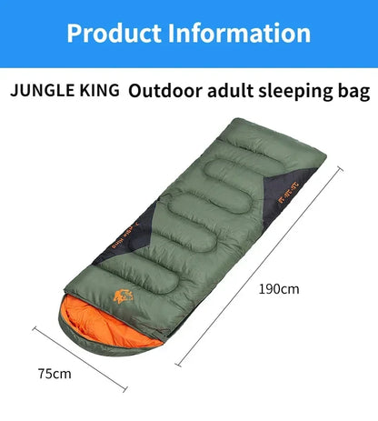MOUNTAINHIKER JUNGLEKING Camping Sleeping Bag Ultralight Waterproof 4 Season Warm Envelope Sleeping Bags for Outdoor Hiking