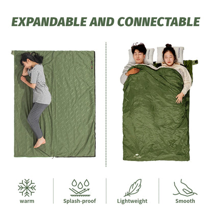 NaturehikeLW180 Sleeping Bag Ultralight Portable Sleeping Bag Spring Summer Sleeping Bag Outdoor Hiking Camping Travel Equipment