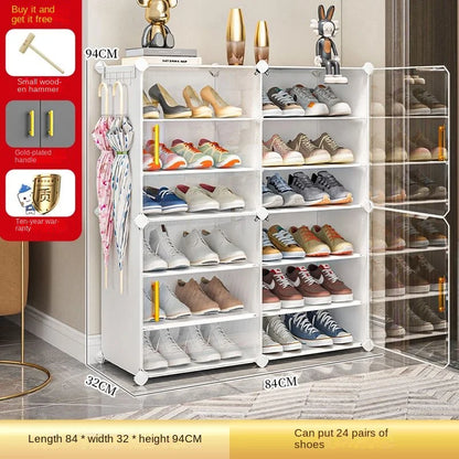 Modern Home Hallway Furniture Shoe Rack Cabinet For Living Room Storage Organizer Shelf Shoes Women's Sandals Cupboard Shoerack