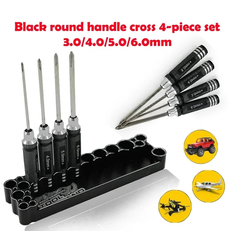 cross Screw Driver 3mm 4mm 5mm 6mm Screwdriver Kit for RC Helicopter Drone Aircraft Repair Tool Helicopter Wrench