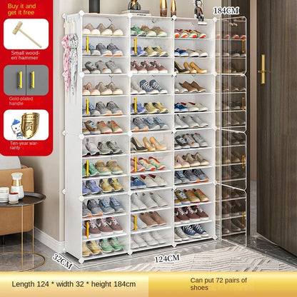 Modern Home Hallway Furniture Shoe Rack Cabinet For Living Room Storage Organizer Shelf Shoes Women's Sandals Cupboard Shoerack