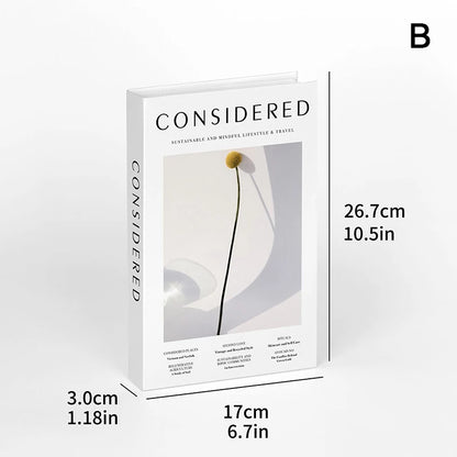 Fashion Fake Books Decoration Luxury Decorative Book Living Room Decor Simulation Book Home Decor Aesthetic Room Ornament