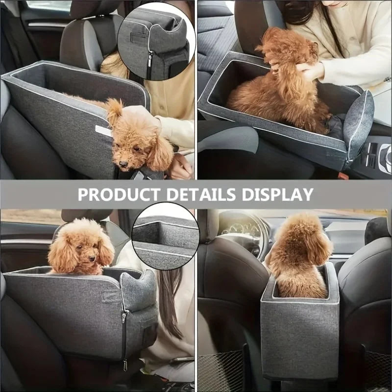 Portable Dogs Cats Car Seat Cat Dog Bed Central Control Handbag Travel Pets Safety Seat Pet Car Booster Seat Kennel Pet Supplies