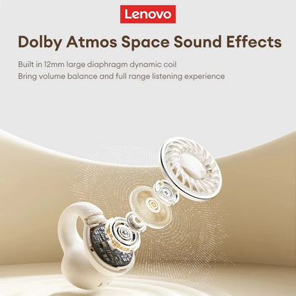 Original Lenovo LP25 Wireless Bluetooth V5.4 Earphones ENC Noise Reduction For HD Calls Headphones Deep Bass Sound Music Earbuds