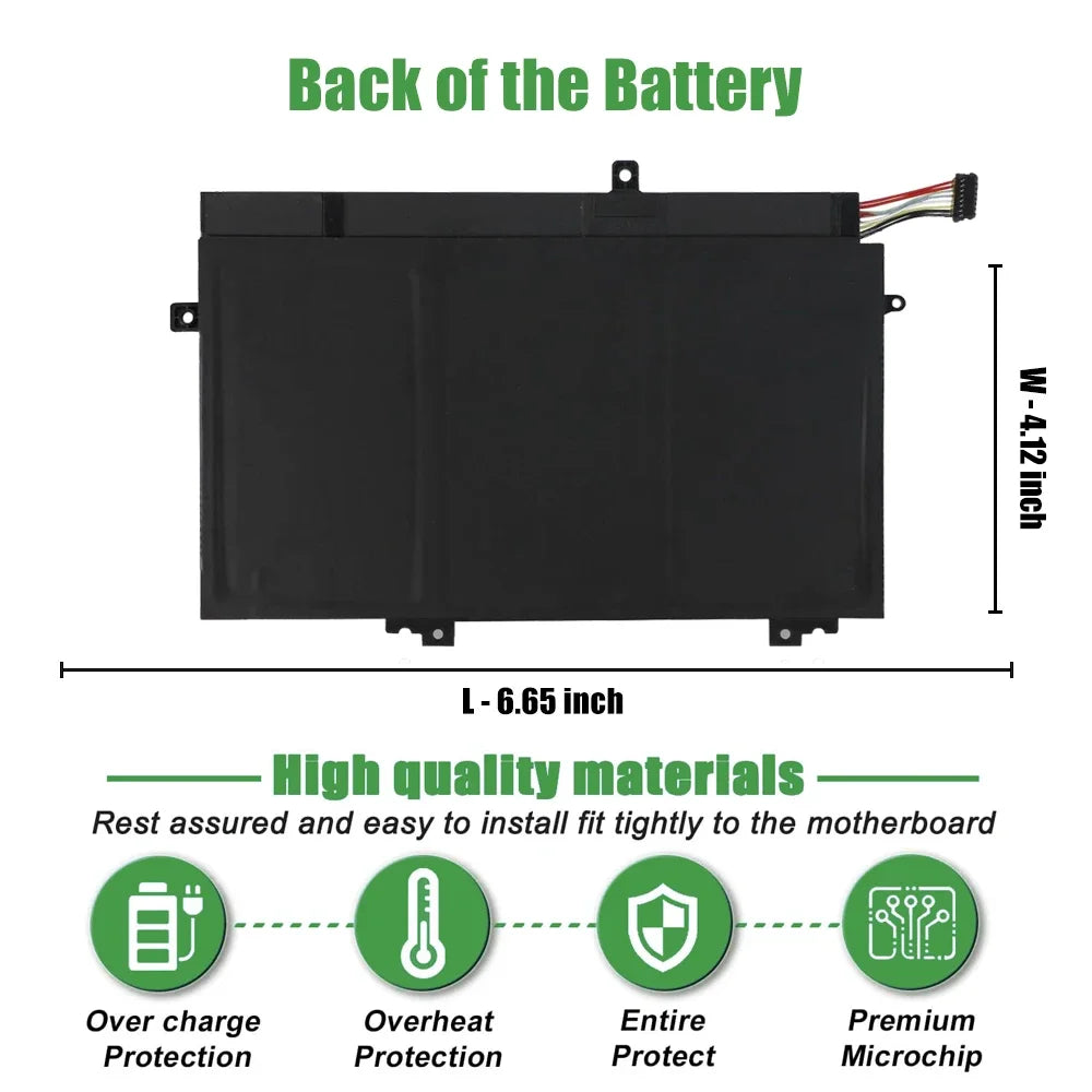 11.1V 01AV463 L17L3P52 Laptop Battery for Lenovo ThinkPad L14 L15 Gen 2 L480 L490 L580 L590 L17L3P51 L17C3P52 L17M3P53 01AV465