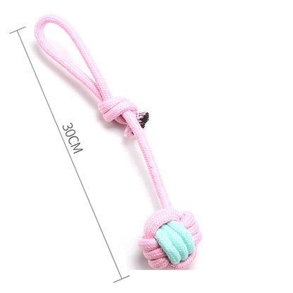 1pc Pet Dog Toys for Large Small Dogs Toy Interactive Cotton Rope Mini Dog Toys Ball for Dogs  Accessories Toothbrush Chew Puppy