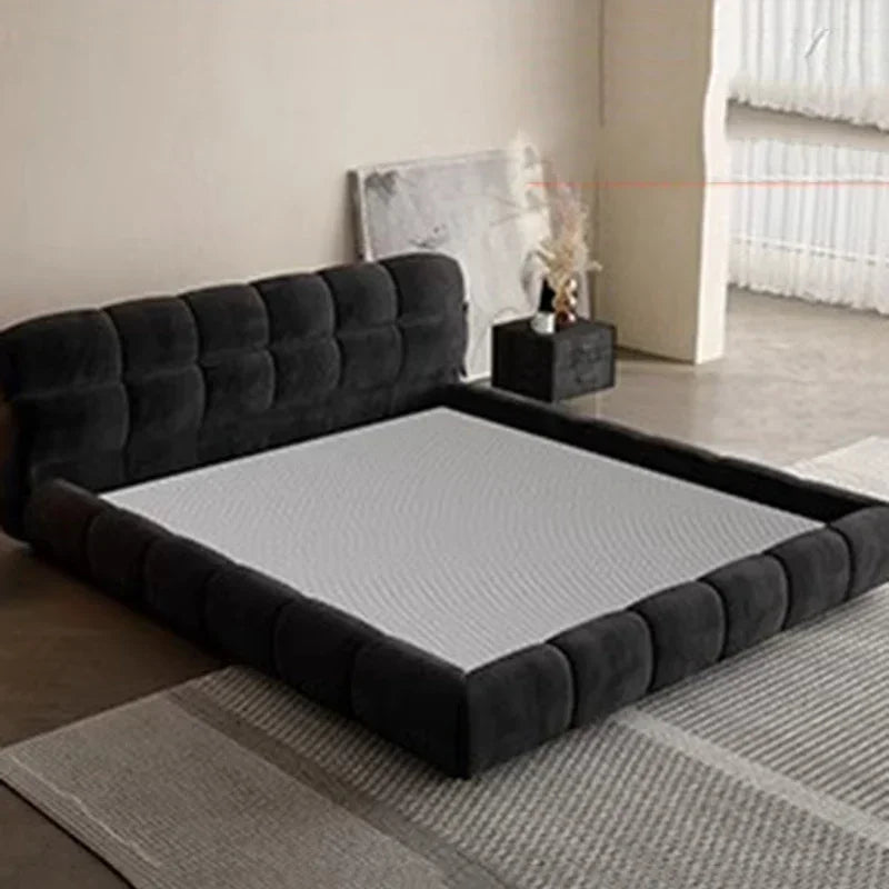 Beauty European Bed Modern Bedroom Sun Double King Size Luxury Bed Wooden Sleeping Safe Massage Camas De Casal Salon Furniture