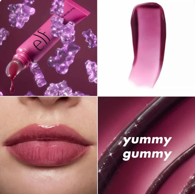 ELF Shimmer Highlight Lip Honey Oil Moisturizes Nourishes Plump Lips and Reduces Lip Lines，The Pre-makeup Gel Moisturizes Glaze
