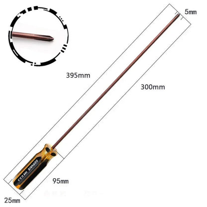 1/2Pcs Extra Long Screwdriver Set Professional Magnetic Slotted/Cross Screw Drivers For Sewing Machine Auto Repairing Tools