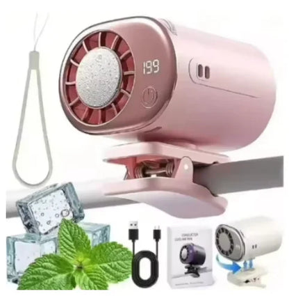 Portable Semiconductor Air Cooler, Umbrella Hanging Clip Fan, Handheld Mini Desktop Fan, High-Speed Electric Fan, Car Mounted