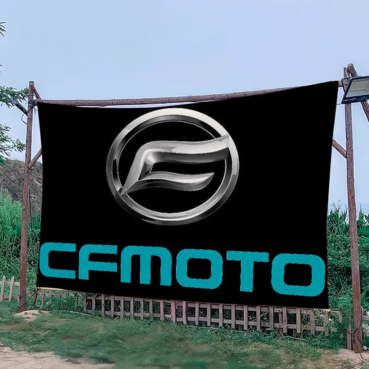 CFMoto Fashion Brand Motorcycle flag Art Sci Fi Room Home Decor Wall Mount Home Decor Banner