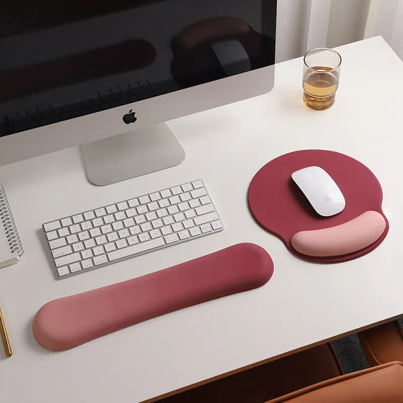 Mouse Pad Comfortable Wrist Support Non Slip Mice Mat Soft Mousepad Wrist Support Computer Silicone mouse pad