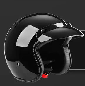Motorcycle Retro Motorcycle Helmet Electric Vehicle Helmet Riding  3/4 Locomotive Helmet Motorcycle Equipments