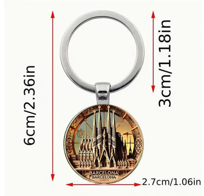 The ideal gift for Barcelona Saint Family Keychain Garden enthusiasts, perfect
