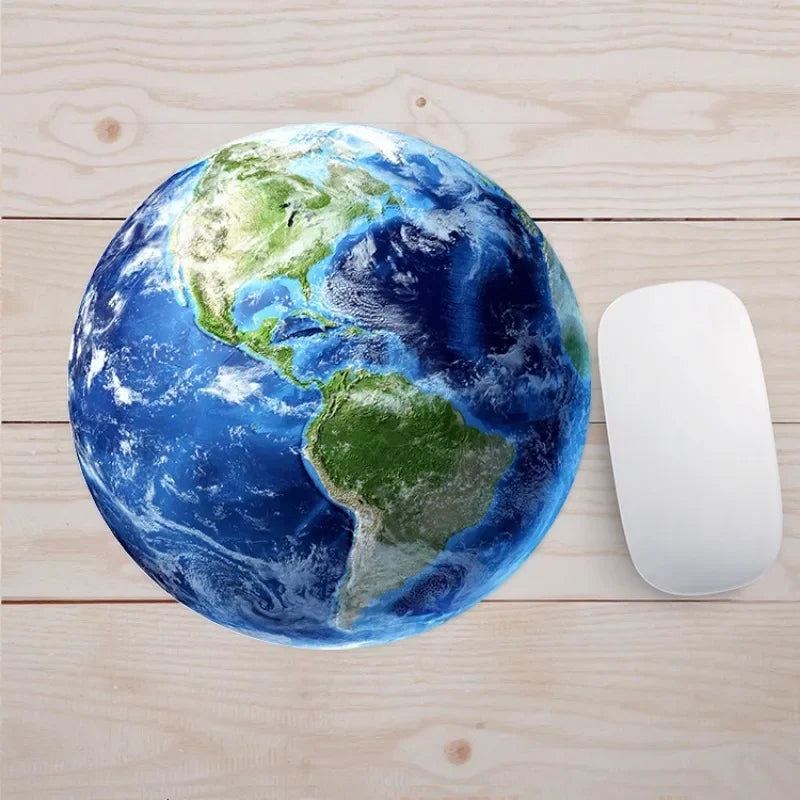 19 Styles Fashion Planets Mouse Pad Round Computer Mouse Pad Gaming Mouse Pad for Pc Laptop Desk
