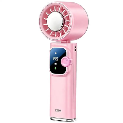 Portable Fan 199-Speed Foldable Low-Noise 4000mAh Rechargeable Summer Tool Small Pocket Fan For Beach Vacation Outdoor Indoor