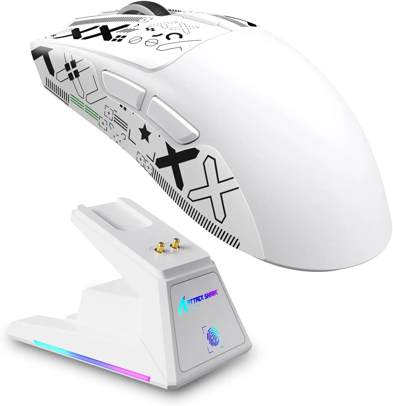 ATTACK SHARK X1 Superlight Wireless Gaming Mouse RGB Magnetic Charging Dock PAW3395PRO Sensor 40000DPI  Wireless Gaming Mouse