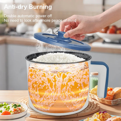 Electric Rice Cooker Single Double Layer Intelligent Automatic Home Mini  Kitchen Cooker 220V/EU Plug MultiCooker Steamed Rice P