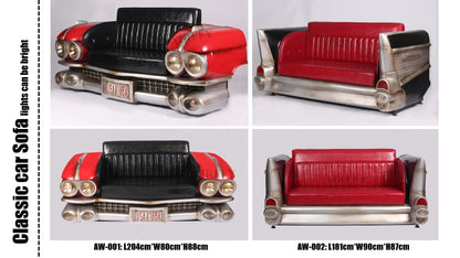 Modern Living Room Classic Car Sofa Love Seat Pink Leather Sofa For Sale
