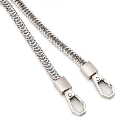 40/100/120cm Metal Bag Chain DIY Bag Strap 7mm Replacement Purse Chain Shoulder Bag Straps Small Handbag Purse Handle Chains
