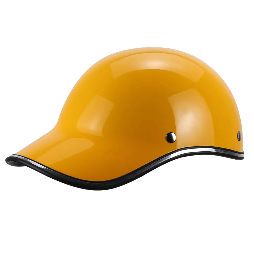 Motorcycle Half Helmet Baseball Cap Style Women Helmet Adult Electric Bicycle Helmets Bike Men Classic Scooter Mountain Light