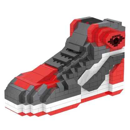 Mini Sports Basketball Shoes Building Blocks Sneakers Model DIY Assembly Bricks Toys For Children Boys Birthday Christmas Gifts
