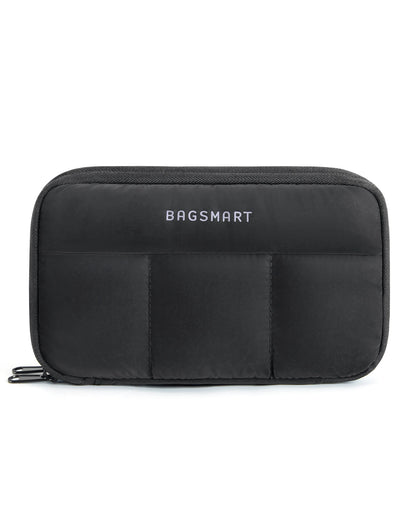 BAGSMART Electronics Organizer Portable Cable Storage Bag for Chargers Cables Phones Travel Digital Earphone Holder Case